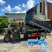 Siêu Phẩm Xe Ba Gác Máy Dầu Phanh Hơi Locke Cực Khủng