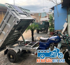 Xe Ba Bánh Có Ben Toàn Bộ Khung Sườn Làm Bằng Kẽm Trống Rỉ