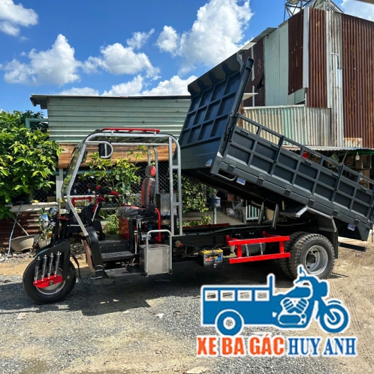 Siêu Phẩm Xe Ba Gác Máy Dầu Phanh Hơi Locke Cực Khủng