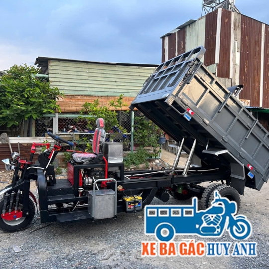 Siêu Phẩm Xe Ba Gác Máy Dầu Phanh Hơi Locke Cực Khủng